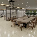 Spacious Modern Hotel Public Lounge Area With Comfortable Sofas Coffee Tables Wall Art And Lighting