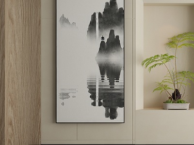 New Chinese Decorative Painting model