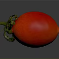 Fresh Red Tomato With Green Stem Smooth Skin For Household Essentials
