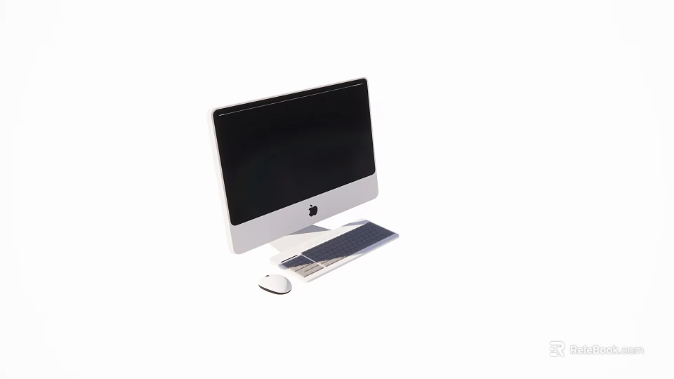 Apple iMac All in One Desktop Computer with Monitor Keyboard and Mouse 3d model 