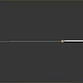 Classic Decorative Sword With Silver Blade Light Wooden Hilt And Reflection On Dark Background