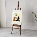 Nordic easel 3d model