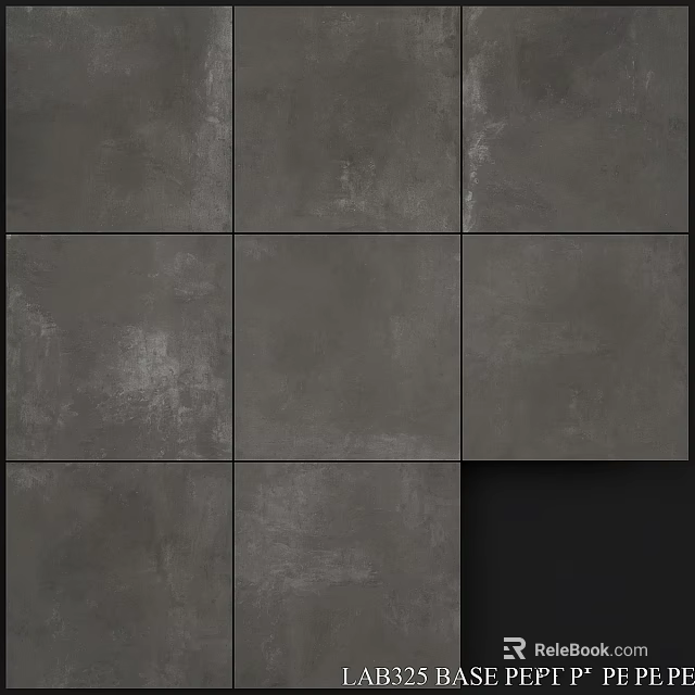 Gray Textured Tiles In 3x3 Grid With Worn Surface Design Elements 3d model 