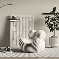 Modern Lazy Sofa 3d model