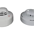 Industrial Smoke Detectors With White Housing Red Indicator Light And Safety Functions