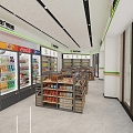 brand supermarket chain 3d model