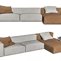 Modern Poliform Multiplayer Sofa 3d model