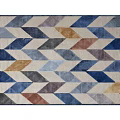 Stylish Square Rugs Featuring Geometric Triangular Patterns In Various Modern Colors 3d model