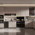 Modern Kitchen Interior Design With Open Layout Island Counter And Appliances
