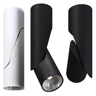 Modern LED Downlights And Spotlights With Sleek Design For Home Interior 3d model