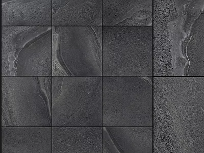 Dark Veined Marble Tiles With Natural Texture For Modern Building Design 3d model