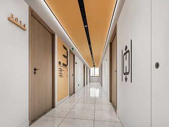 Apartments Corridor 3d model