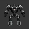 Modern Mech Warrior Mech Soldier Machine Battleguard Mechanical Battleguard 3d model