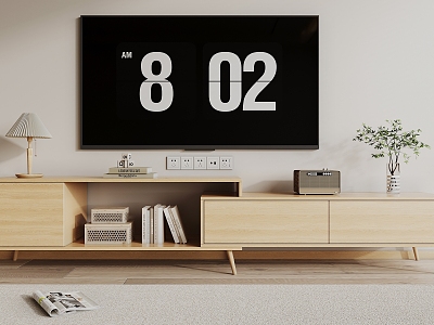 Nordic TV cabinet model