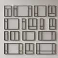Modern windows combination windows glass windows floor-to-ceiling windows balcony windows bay windows bedroom windows sliding windows casement windows doors and windows 3d model