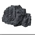 Natural Gray Stone With Rough Surface And Textured Appearance For Decorative Use