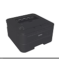 Brother Black Compact Office Printer High Performance for Efficient Document Printing Appliance 3d model
