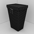 Modern Storage Basket IKEA Rattan Basket 3d model