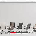 Modern Office Chairs With Various Colors Beige Brown Black And Ergonomic Design For Workspace