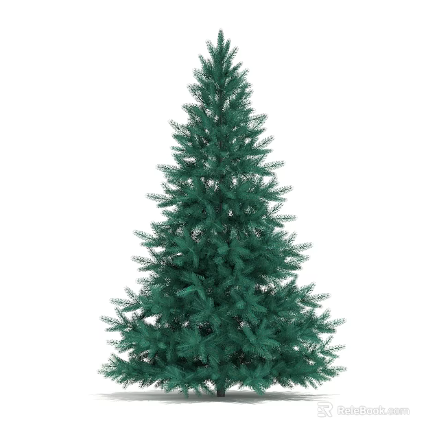 Evergreen Arbor With Lush Green Foliage And Dense Branch Structure 3d model