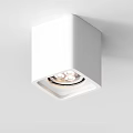 Modern White Recessed Downlight Spotlight with LED Light Source for Home Ceiling Lighting 3d model