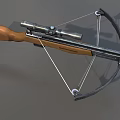 Crossbow Forest Eagle Crossbow Mechanical Crossbow Low Face Number Low Model Simple Model Game Sub-era Film and Television Level Super Realism 3d model