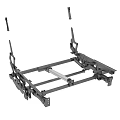 Leisure Room Lounge Furniture Black Metal Adjustable Sturdy Support Frame Structure