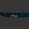 Lego Water Transport Models in Various Colors and Sizes Including Kayaks and Small Boats