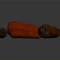 Fresh Organic Carrots With Vibrant Red Color And Natural Texture