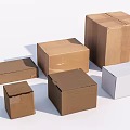 Cardboard Storage Boxes in Various Sizes and Colors for Home and Office Use