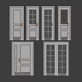 Various Door Designs Featuring Glass Panels Single And Double Panel Styles