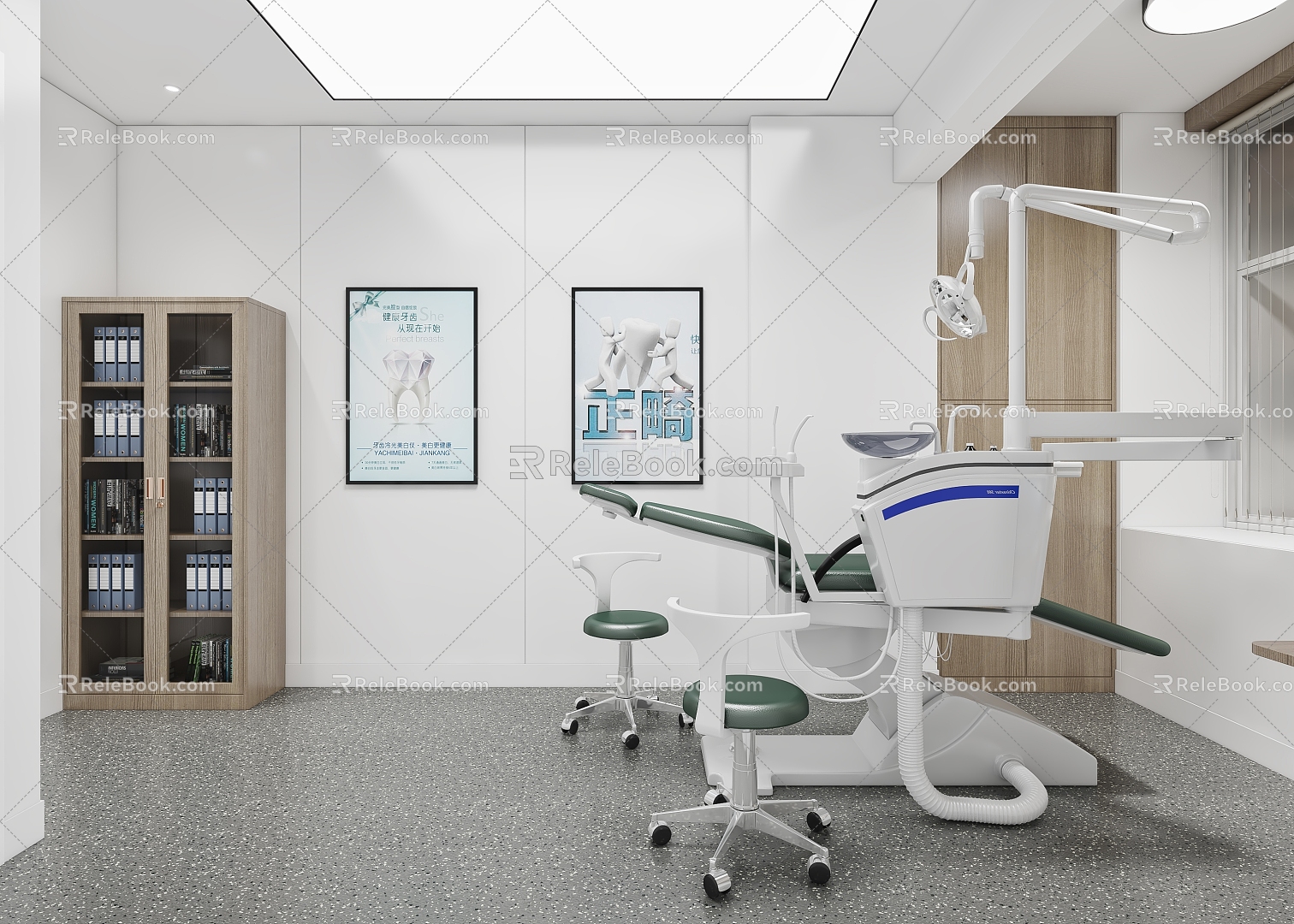 Dental consulting room 3d model