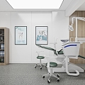 Dental consulting room 3d model