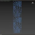 Decorative Wooden Wall with Intricate Floral Leaf Cut Out Patterns for Modern Interior