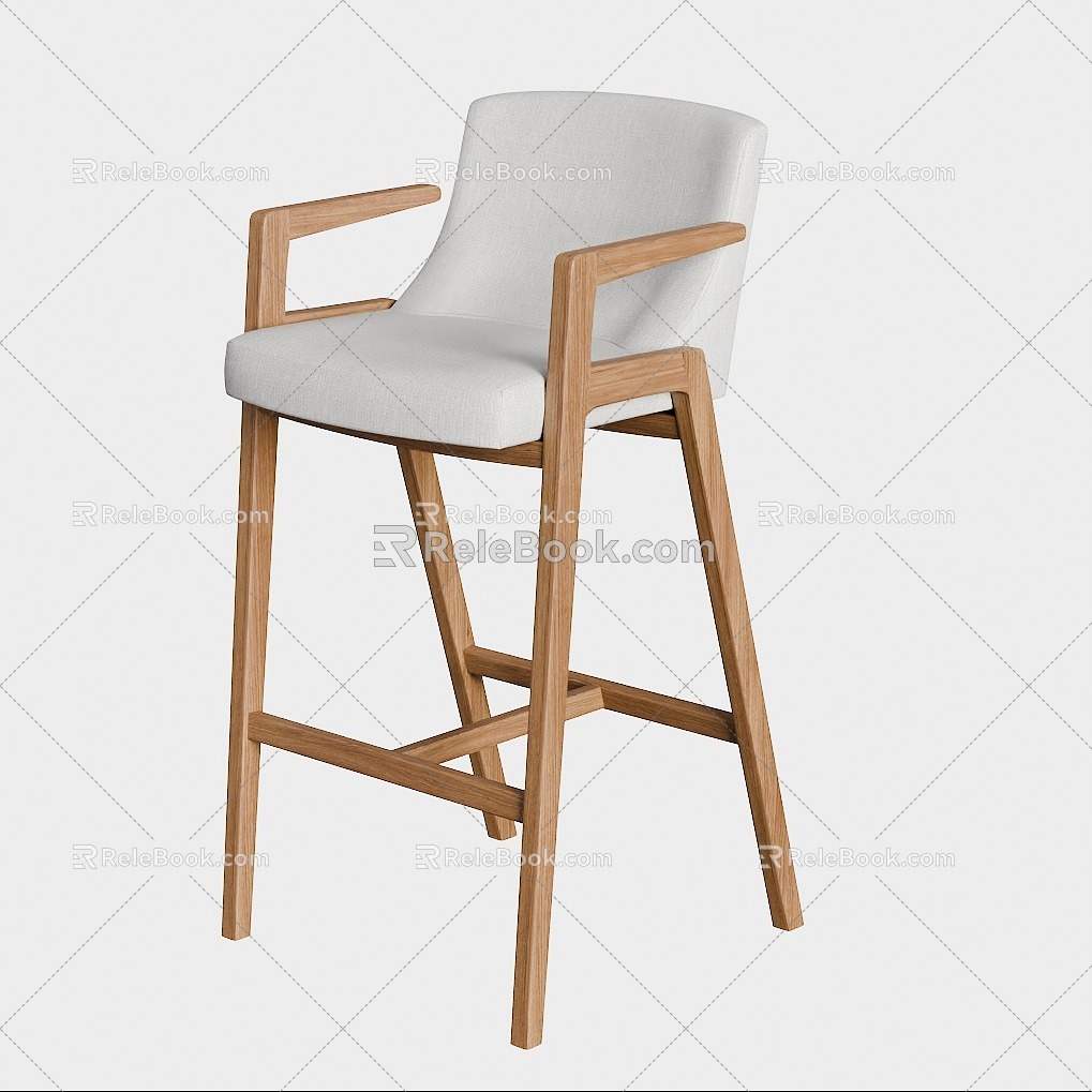 Banqueta Arns Bar Chair 3d model