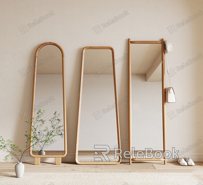 modern mirror full-length mirror model