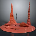 Rock Block Rock Block Rock Specimen Boulder Big Stone Block Rock Stratum Rock Stratum Rock Stratum Rock 3d model