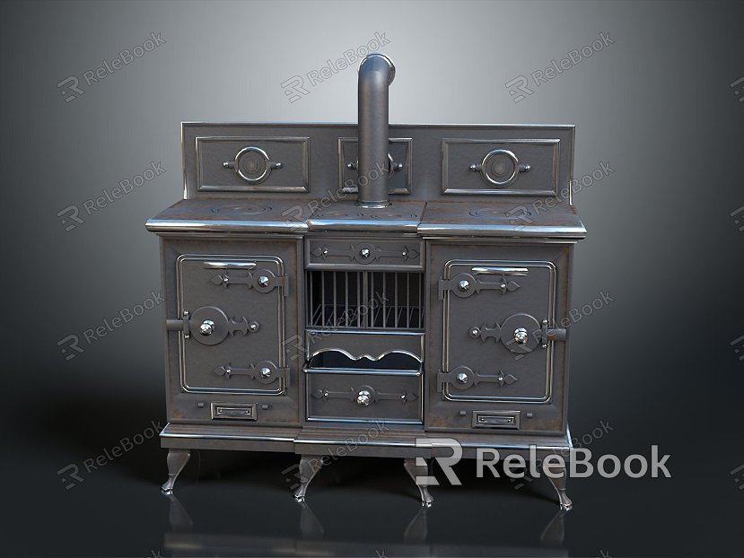 Stove Metal Stove Iron Stove Stove Fireplace Old Fireplace Antique Fireplace Vintage Fireplace Fireplace model