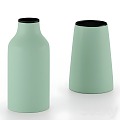 Ceramic Vase Utensils Frosted Material Vase Modern Green Vase 3d model