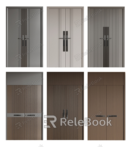 Double Door Double Door Office Door Villa Door Security Door Entry Door model