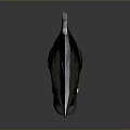 Serrated Sharp Blade Knife With Textured Striped Handle And Modern Design
