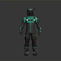 Modern Outdoor Clothing Set With Helmet Backpack Gloves And Boots