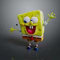 Spongebob Cartoon Spongebob Animation Spongebob Anime Spongebob Little Monster Little Monster 3d model