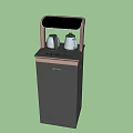 BEURER Modern Electric Water Dispensers With Glass Kettles Black Brown Design