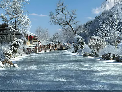 Snow 3d model