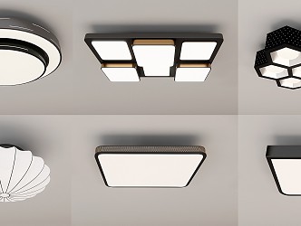 modern ceiling lamp 3d model