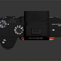 Sony Alpha 7 IV Mirrorless Camera with Black Body and Red Accent Lens Mount