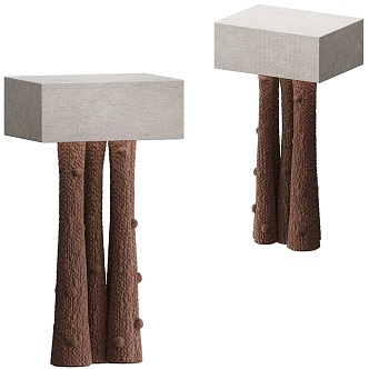 agoji knitted mushroom floor lamp 18 3d model