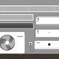Panasonic Air Conditioner Fan Collection With Wall Mounted Outdoor And Ducted Units