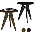 VITRA Side Several Combination Side Several Books Wood Solid Wood 3d model